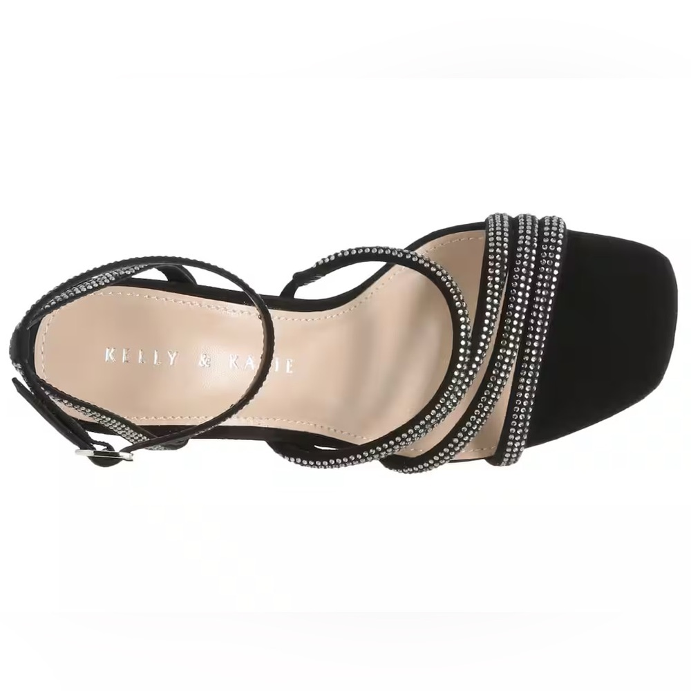 Black Rhinestone Heels - Picture 5 of 7
